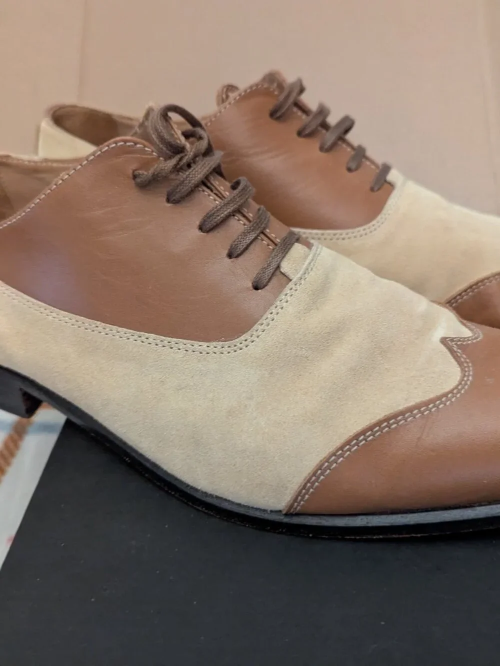 Mens Suede & Leather Derby's 